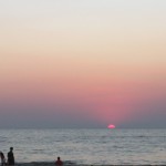 Erster Sonnenuntergang 2016 Goa 5